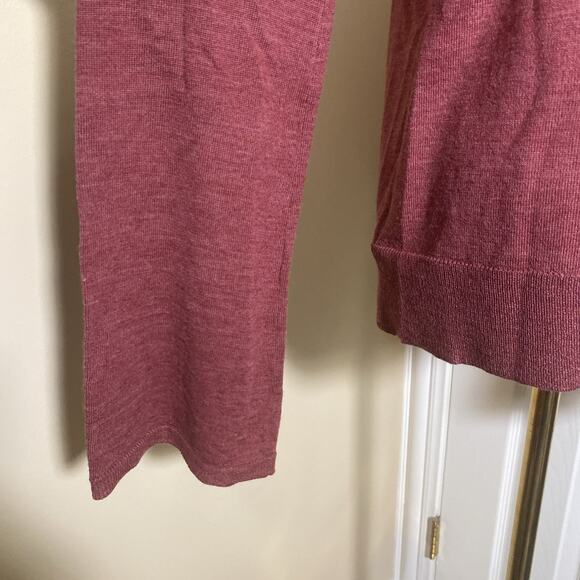 Nanette Lepore Sweater Women's M Tie Back Fine Merino Wool Bell Sleeve - Picture 4 of 6